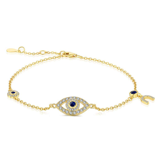 [Violet JW]Dainty Eye Shape Bracelet