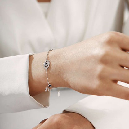 [Baslove]Zierliche Halskette in Augenform