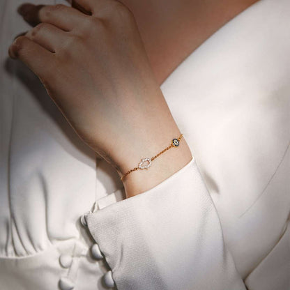 [Violet JW]Gost Shape & Round Shape Necklace