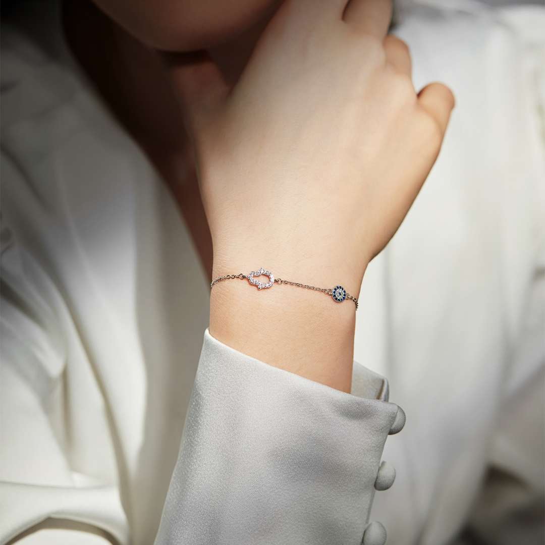 [Violet JW]Gost Shape & Round Shape Necklace