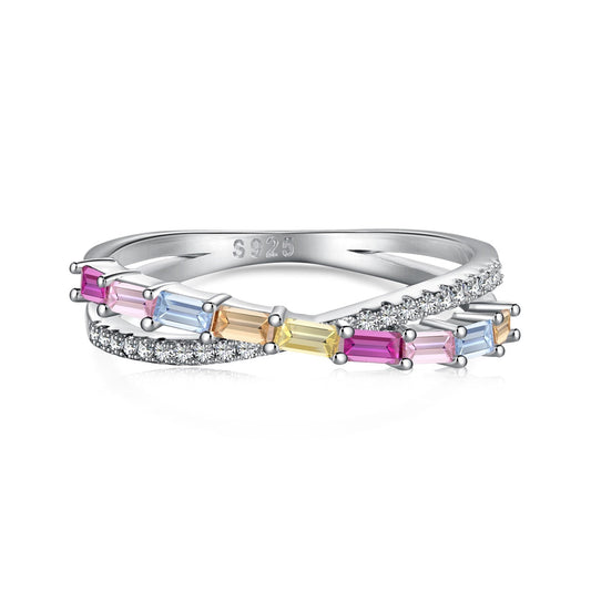 [Violet JW]Energetic Elegant Radiant Cut Party Ring
