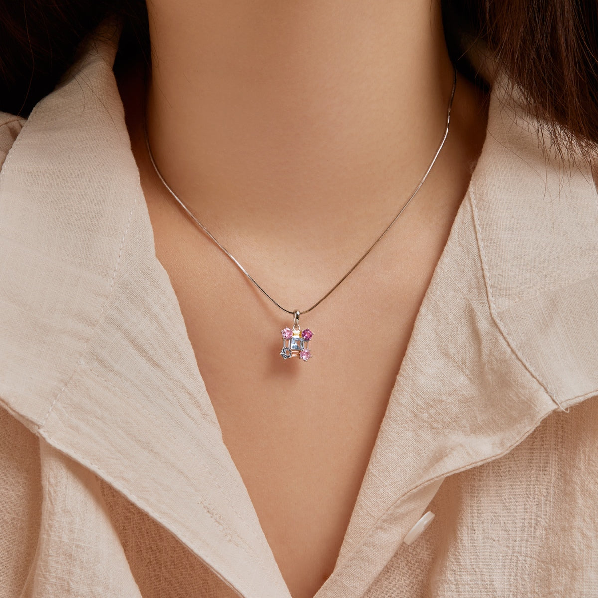 [Violet JW]Gorgeous Multi Colorful Necklace