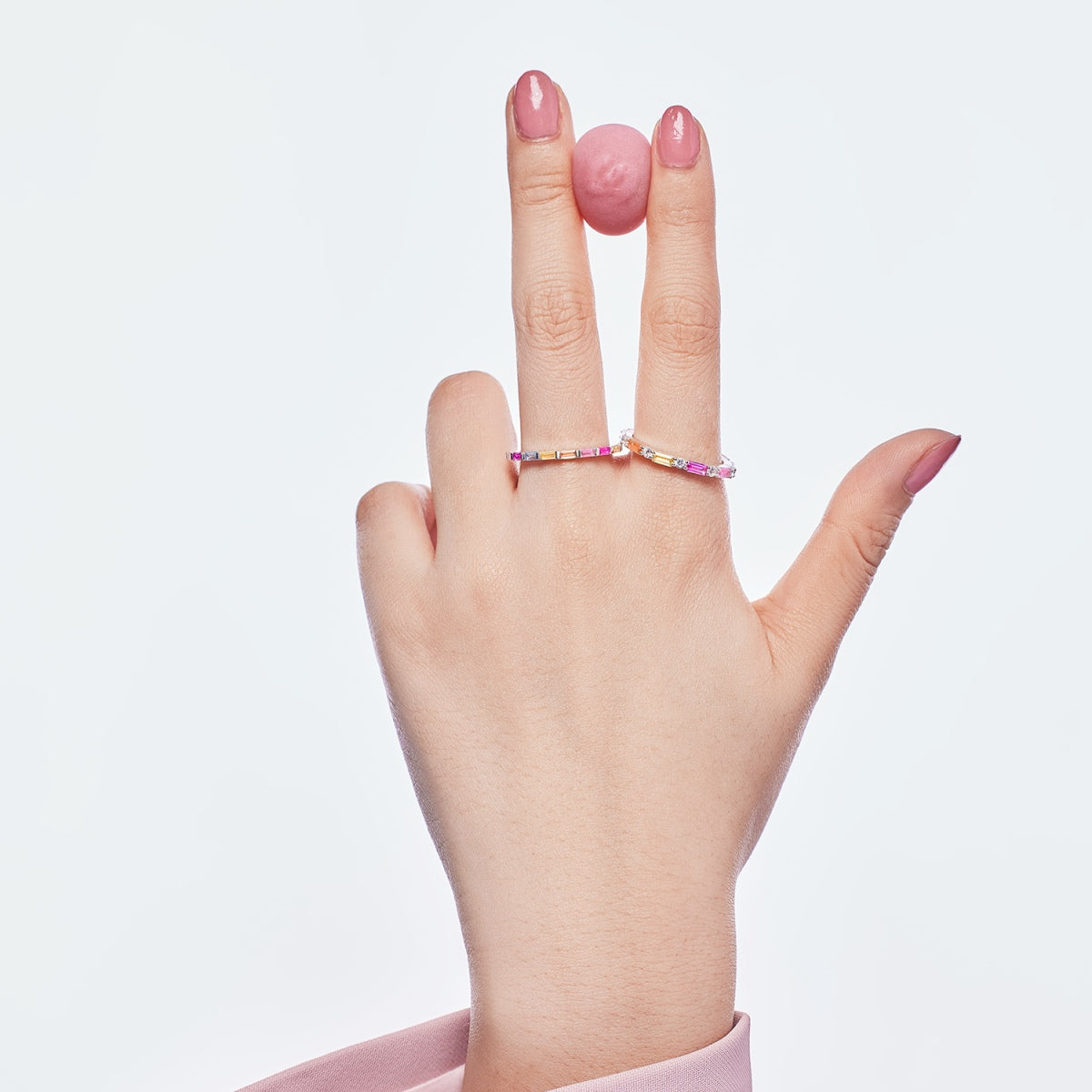 [Violet JW]Lively In Shades Elegant Radiant Cut Daily Ring