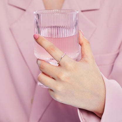 [Violet JW]Lively In Shades Elegant Radiant Cut Daily Ring