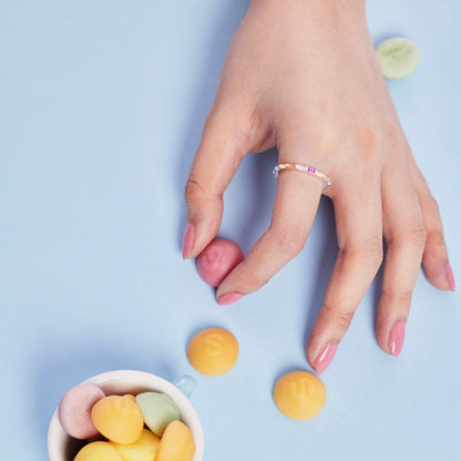 [Violet JW]Lively In Shades Elegant Radiant Cut Daily Ring