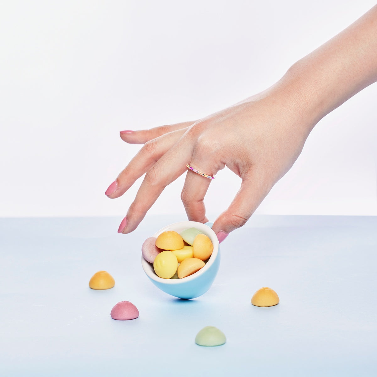 [Violet JW]Lively In Shades Elegant Radiant Cut Daily Ring