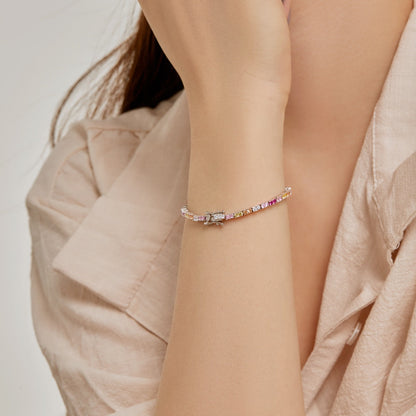 [Violet JW]Delicate Romantic Heart Shape Lover Bracelet
