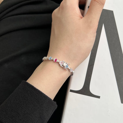 [Baslove]輝く水滴型デイリーブレスレット