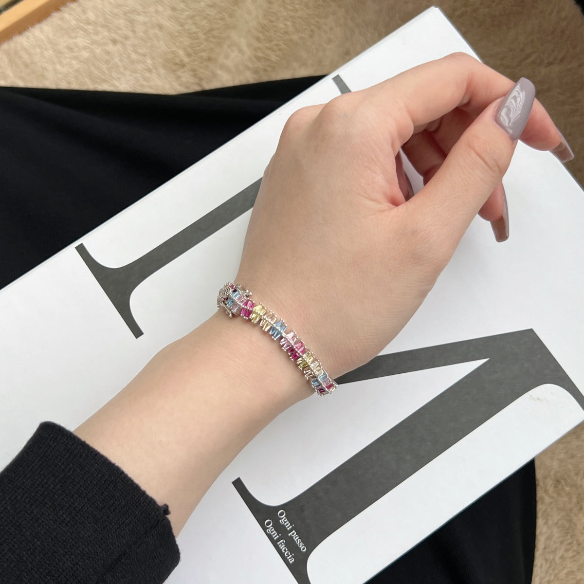 [Violet JW]Sparkling Exquisite Multi Cut Party Bracelet