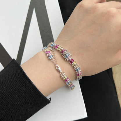 [Violet JW]Sparkling Exquisite Multi Cut Party Bracelet