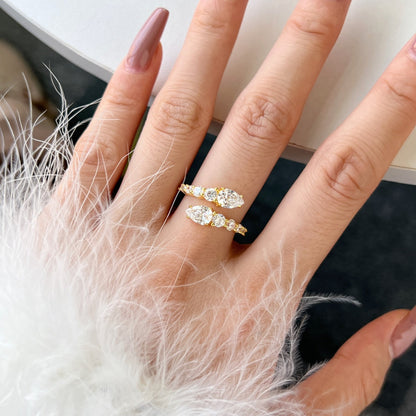 [Violet JW]Delicate Lively Snake Shape Daily Ring