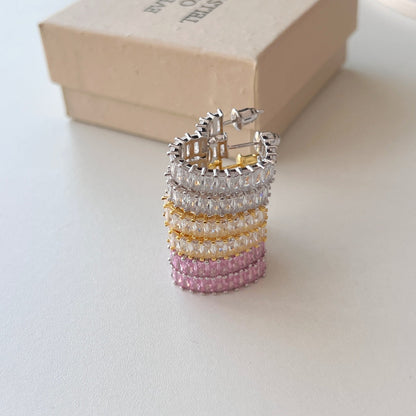 [Baslove]ラディアントハートカットアウトピアス