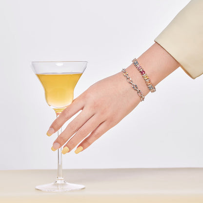 [Violet JW]Delicate Colorful Multi Cut Party Bracelet