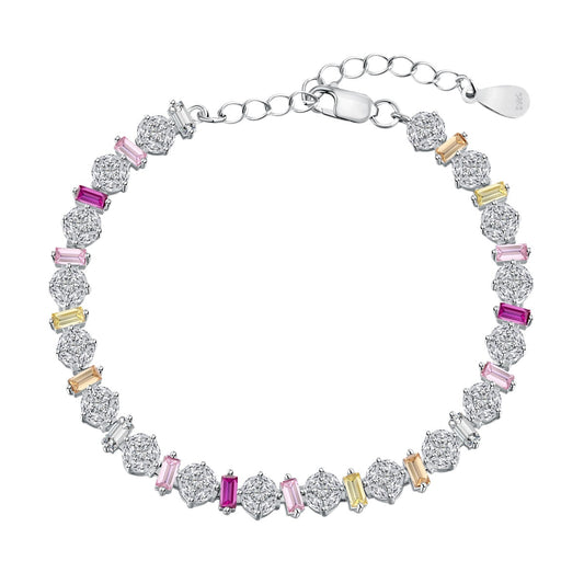 [Violet JW]Radiant Colorful Round Shape Daily Bracelet