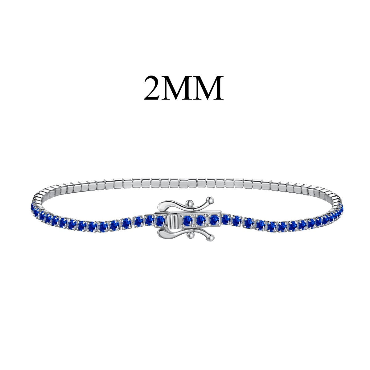 [Baslove] Strahlend buntes Party-Armband im Rundschliff