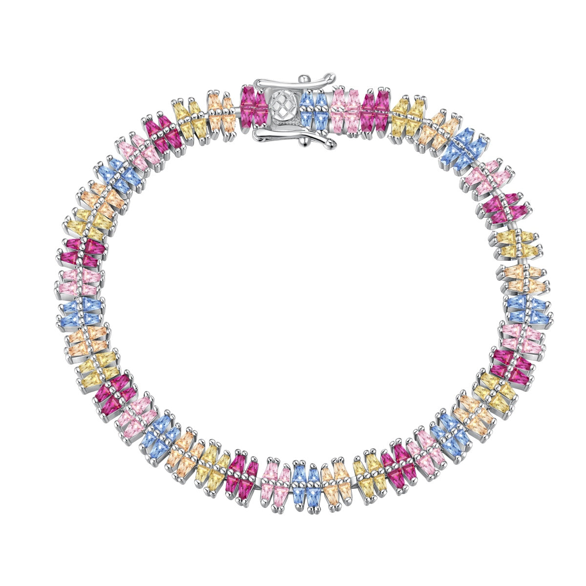[Violet JW]Sparkling Exquisite Multi Cut Party Bracelet