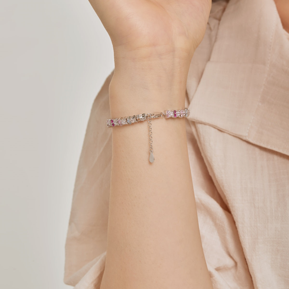 [Violet JW]Unique Colorful Flower Shape Daily Bracelet