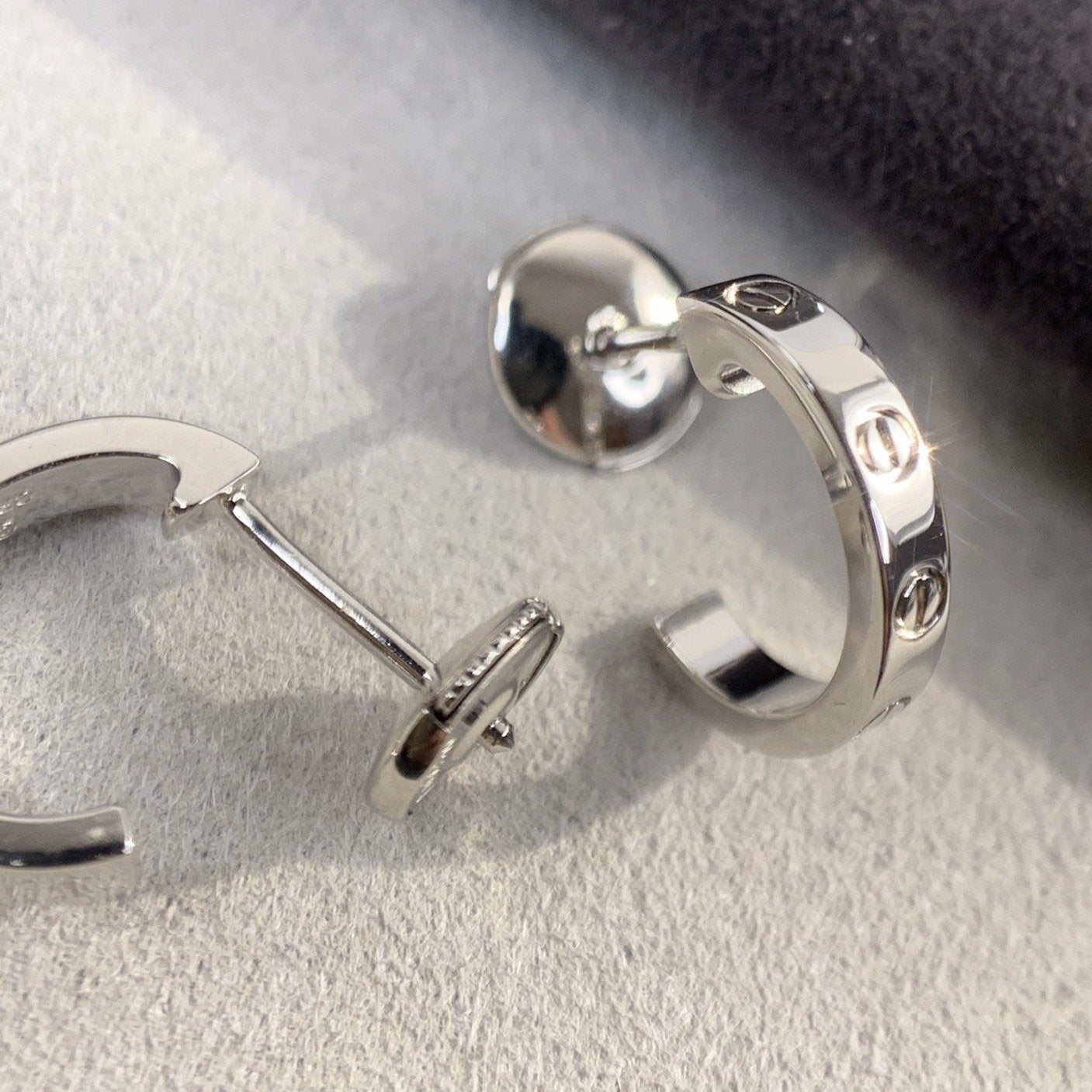 [Baslove] LIEBE OHRRINGE 2,65 MM SILBER 