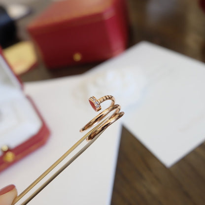 [Violet JW]JUSTE RING 1.8MM PINK GOLD DOUBLE ROW
