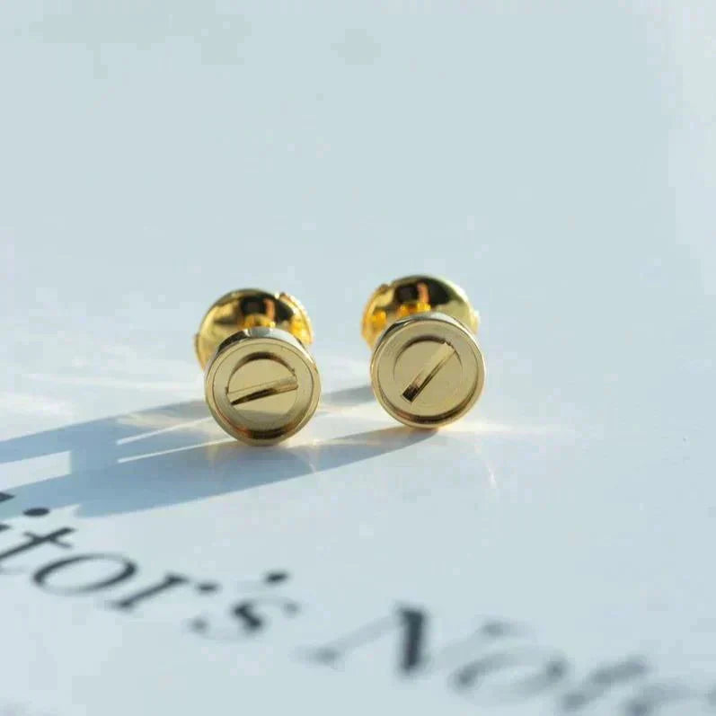[Violet JW]LOVE EARRINGS GOLD 10MM
