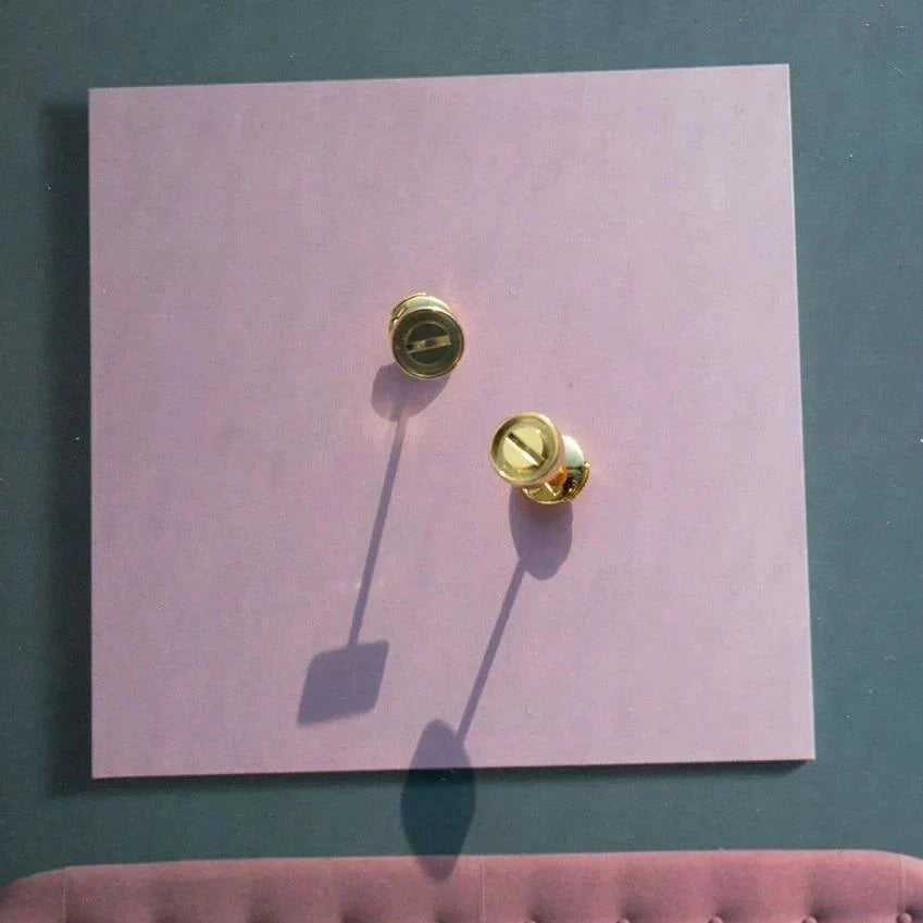 [Violet JW]LOVE EARRINGS GOLD 10MM