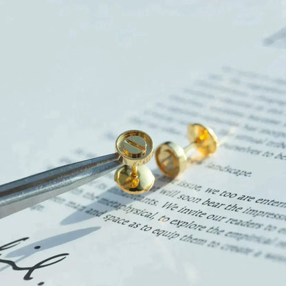 [Violet JW]LOVE EARRINGS GOLD 10MM