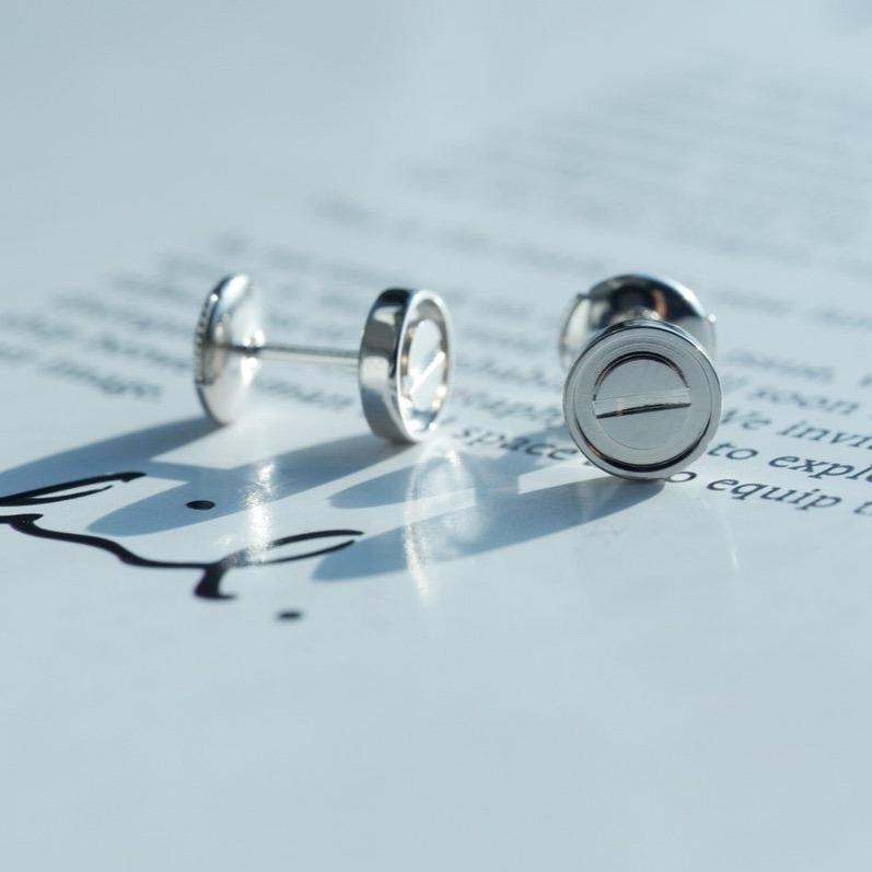 [Baslove] LIEBE OHRRINGE SILBER 10MM