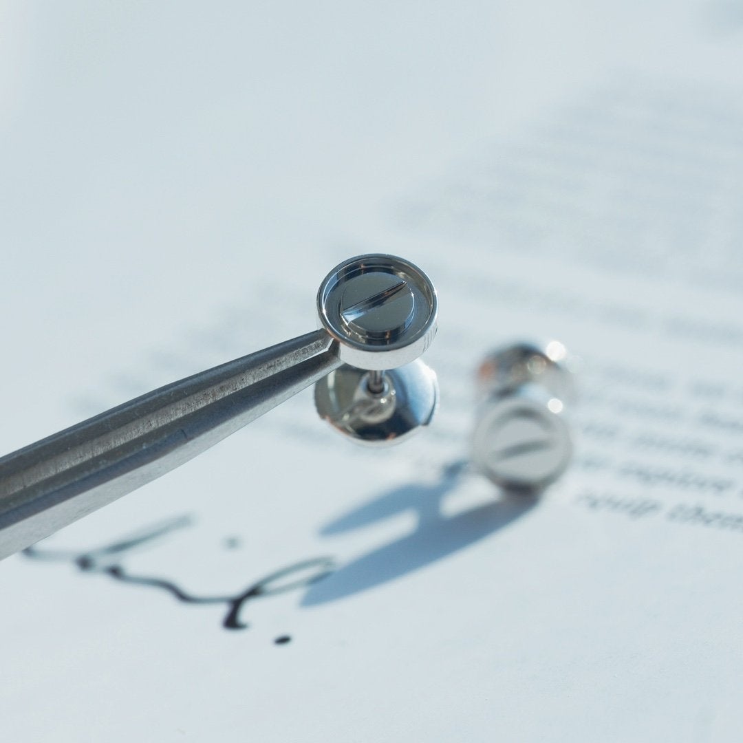 [Baslove] LIEBE OHRRINGE SILBER 10MM