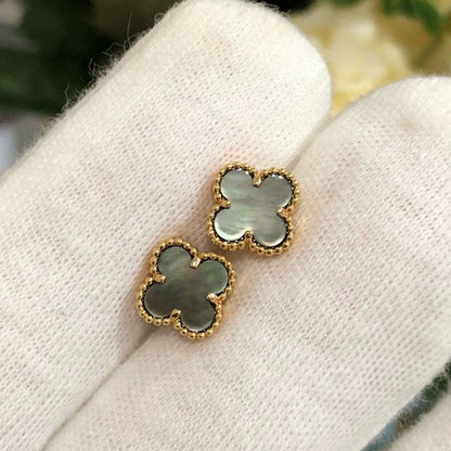 [Violet JW]CLOVER MINI GOLD EARRINGS