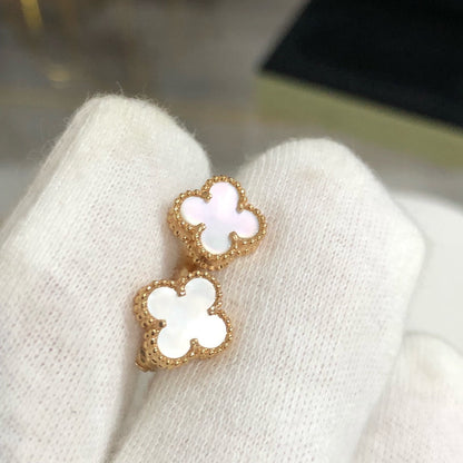 [Violet JW]CLOVER MINI GOLD EARRINGS