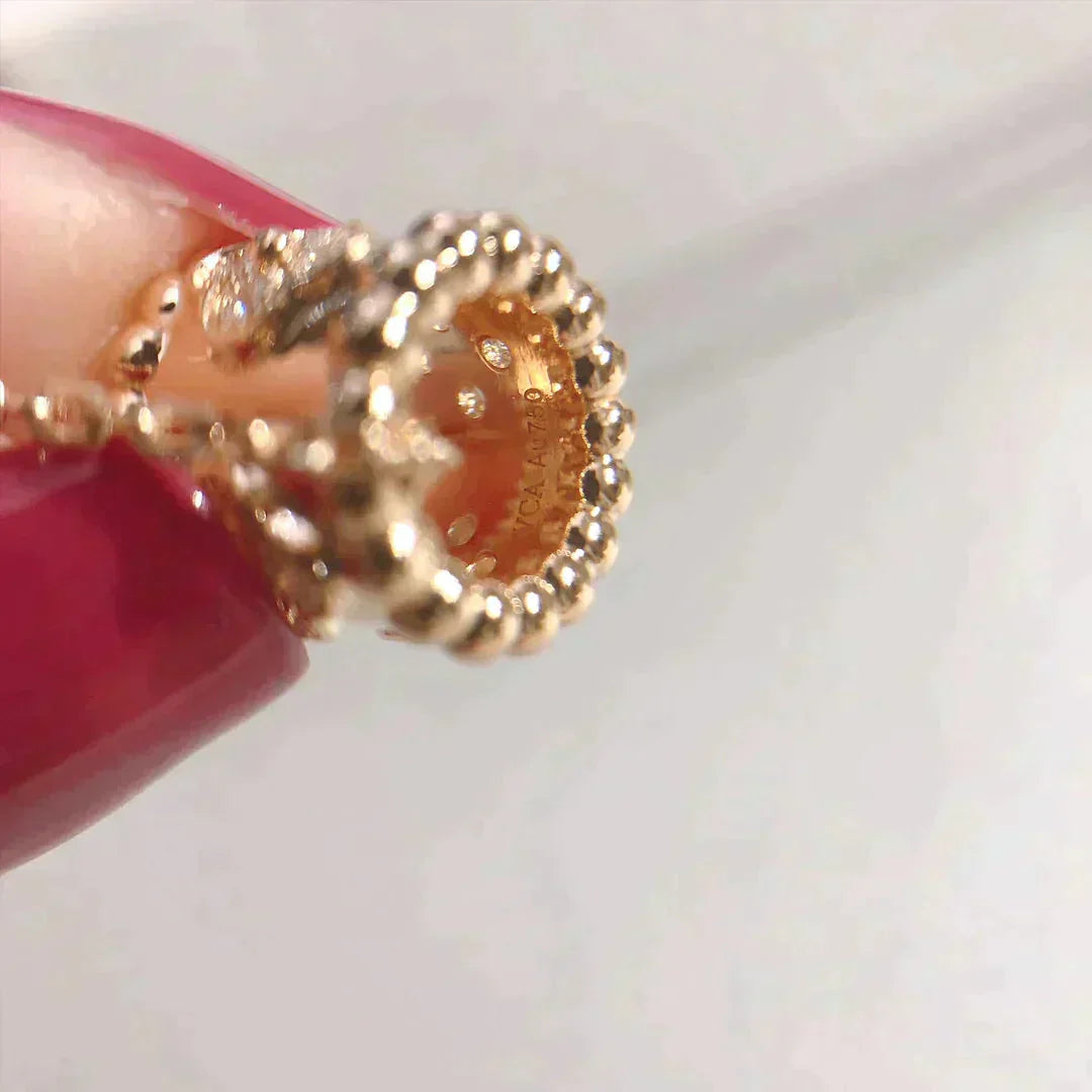 [Baslove]Perle Anhänger Halskette Gold/Roségold