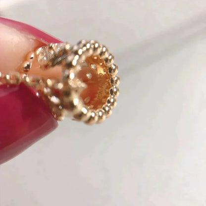 [Baslove]Perle Anhänger Halskette Gold/Roségold