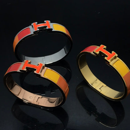 [Violet JW]H BRACELET ORANGE RAINBOW CERAMIC