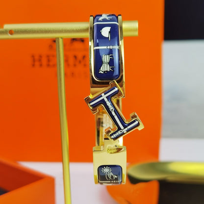 [Violet JW]H COUVERTURES DARK BLUE BRACELET