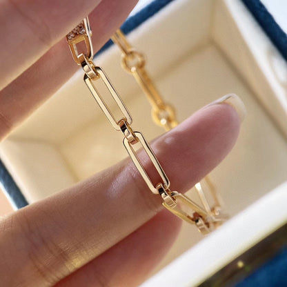 [Baslove]チェーンブレスレット スモールモデル ダイヤモンド