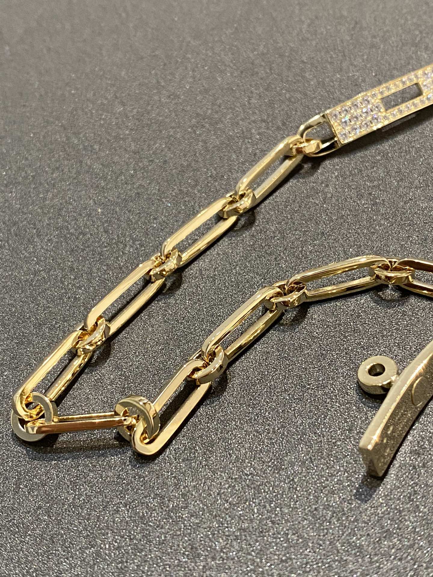 [Baslove]チェーンブレスレット スモールモデル ダイヤモンド