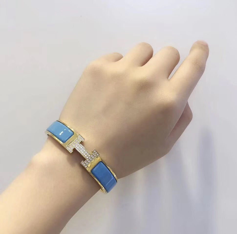 [Violet JW]HM CLOUD BLUE BRACELET GOLD DIAMOND