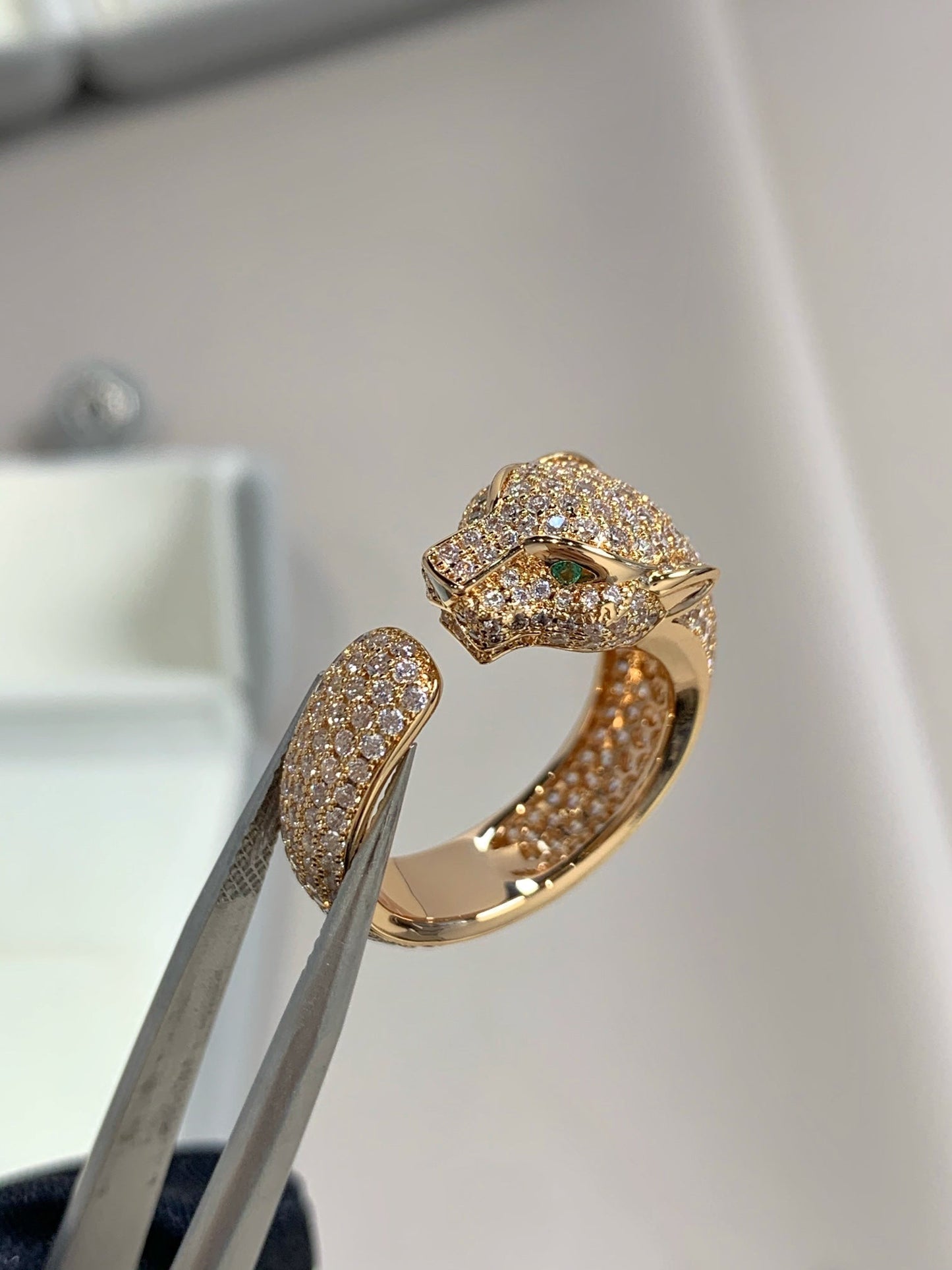 [Violet JW]PANTHERE PINK GOLD DIAMOND RING