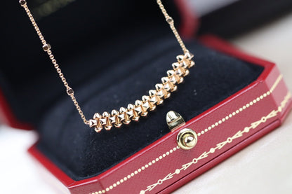 [Violet JW]CLASH PINK GOLD NECKLACE
