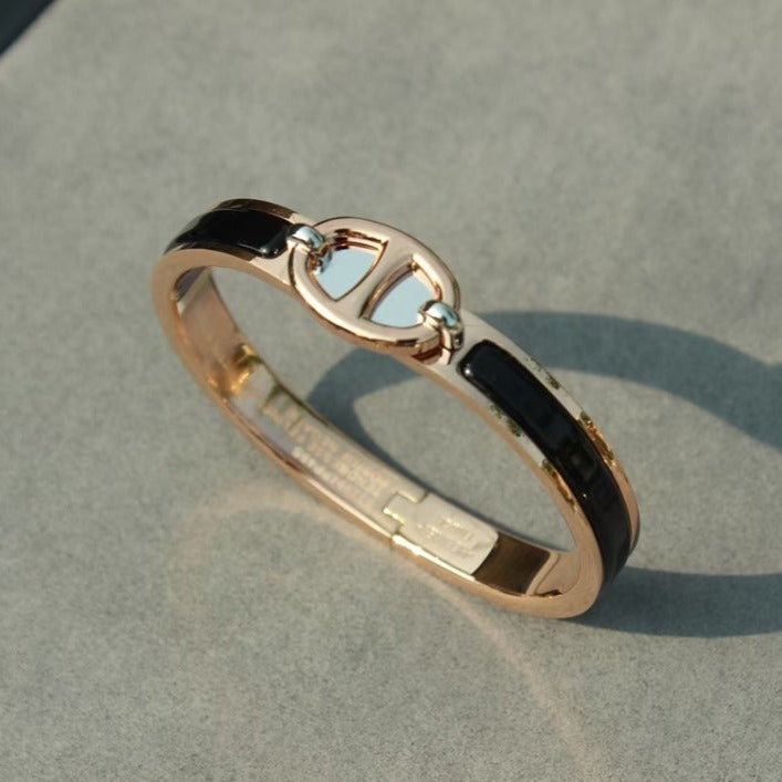 [Violet JW]CLIC CHAINE PINK GOLD BRACELET