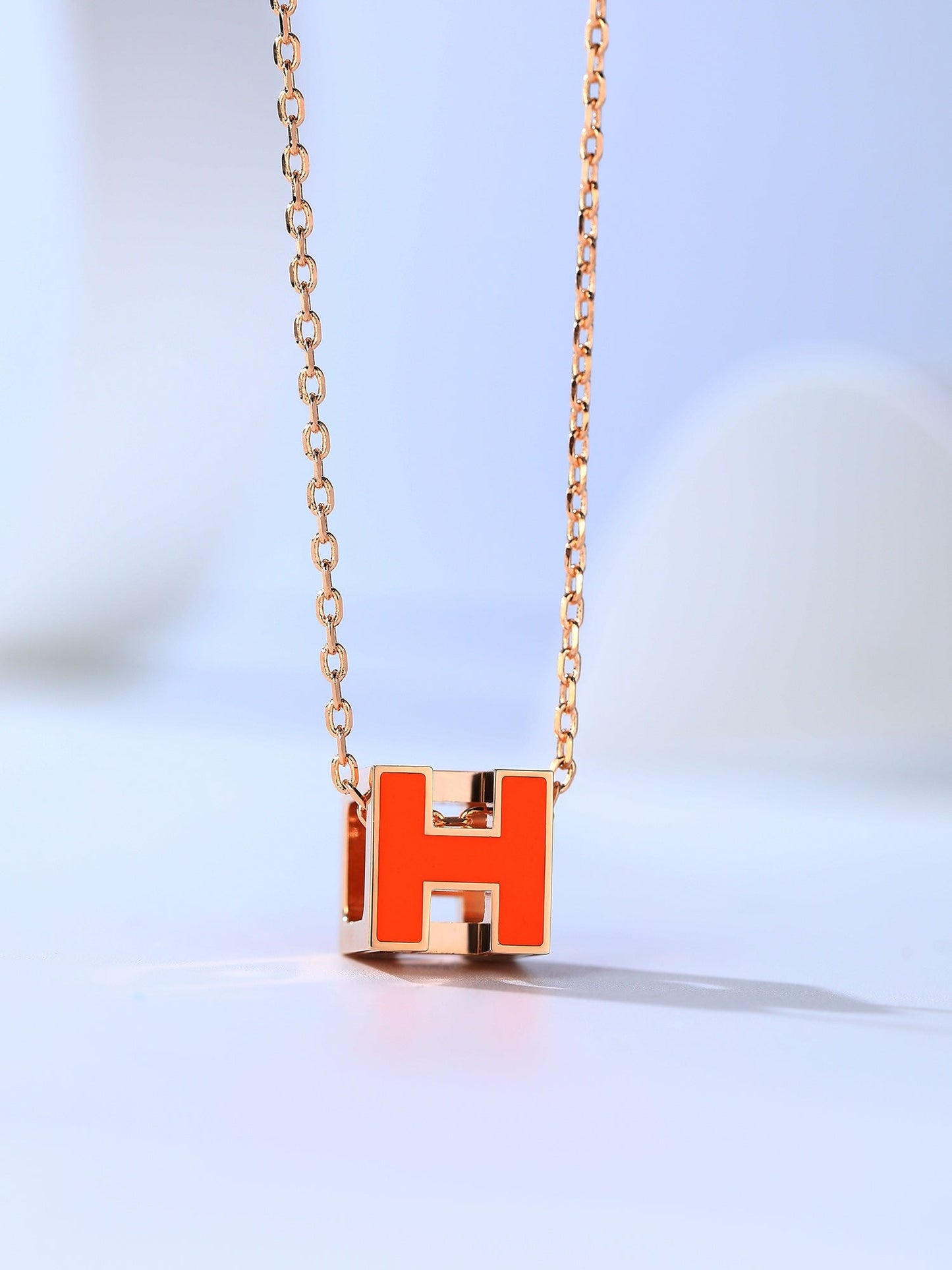 [Violet JW]H CAGE PINK GOLD NECKLACE