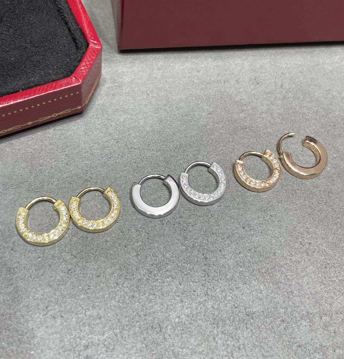 [Baslove]LIEBE DIAMANT OHRRINGE