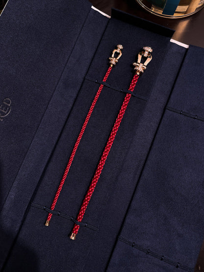 [Baslove]FORCE 10 ハーフダイヤモンド ピンクゴールド レッド コーデリ ラージ＆ミディアムモデル