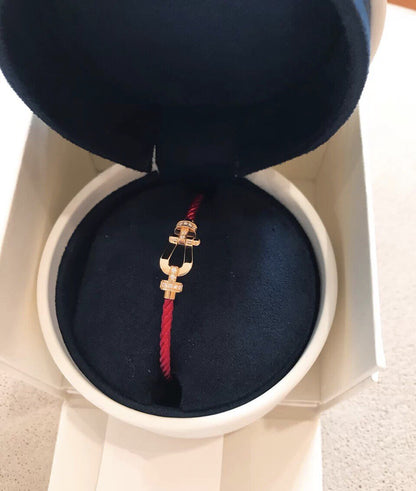 [Baslove]FORCE 10 ハーフダイヤモンド ピンクゴールド レッド コーデリ ラージ＆ミディアムモデル