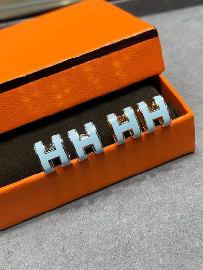 [Baslove] POP ​​H HIMMELBLAU OHRSTECKER