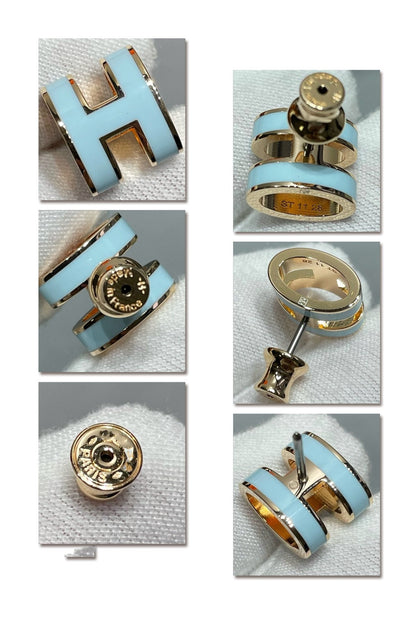 [Baslove] POP ​​H HIMMELBLAU OHRSTECKER