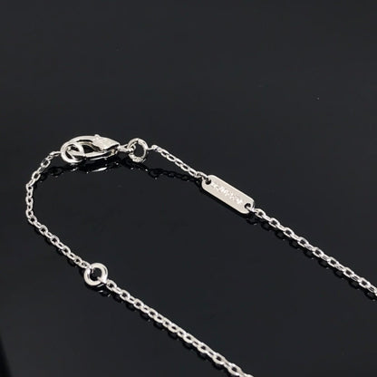 [Violet JW]CLOVER PIETERSITE SILVER LONG NECKLACE