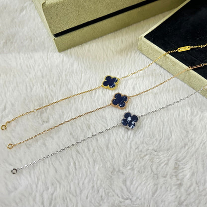 [Baslove]クローバー1モチーフピーターサイトブレスレット