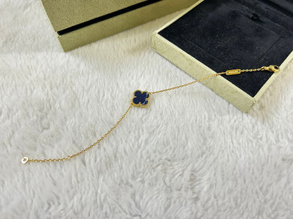 [Baslove]クローバー1モチーフピーターサイトブレスレット