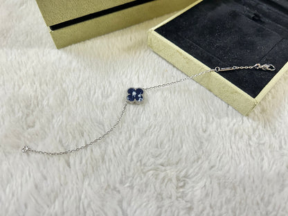 [Baslove]クローバー1モチーフピーターサイトブレスレット